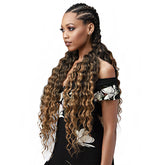 Bobbi Boss Synthetic Pre Stretched Braid - 3X KING TIPS OCEAN WAVE 28